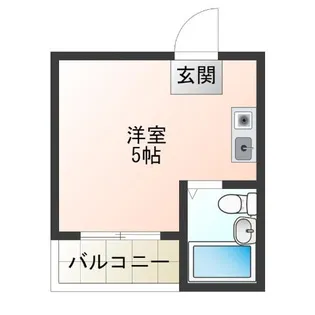 シャトー第2花園【6階】の間取り