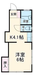 レピュート関根【2階】の間取り