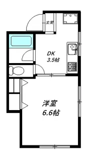 エコロジーテラス南太田【2階】の間取り