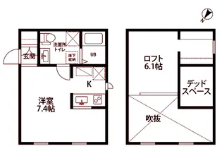 プリマ反町壱番館【1階】の間取り