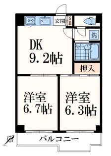 ハイム・ペルレ【3階】の間取り