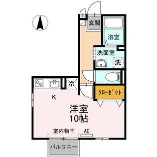 セントラルヴィレッジB棟の間取り