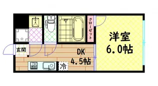 第一長谷ビル【4階】の間取り