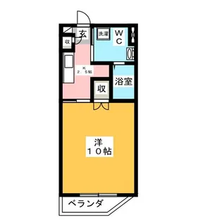 confor鴨宮【3階】の間取り