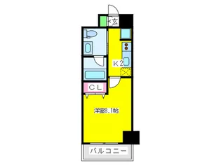 グルーヴ日本橋【7階】の間取り