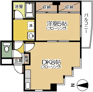 Sレジデンス5【4階】の間取り