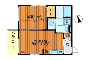 レシデンシア吉祥寺【2階】の間取り