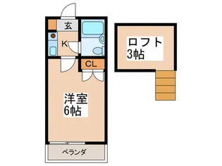 ドミール隆水【1階】の間取り