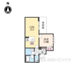 シャーメゾン多藪【1階】の間取り