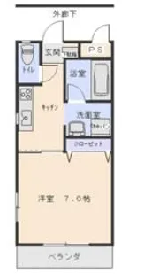 ケントハウスIII号館【3階】の間取り