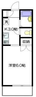 ムーラ新宿【2階】の間取り