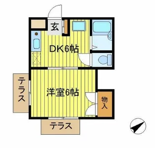 メゾン・ラフィーネ【2階】の間取り