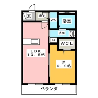 ARATA壱番館【1階】の間取り
