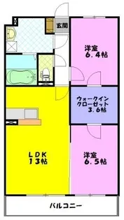 グランヴィータ A【2階】の間取り