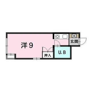 出汐Uビル【4階】の間取り