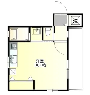 Hale市川南【3階】の間取り