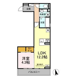 D-chambre掛樋【3階】の間取り