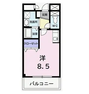 サンパティーク【3階】の間取り