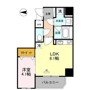 インフィニティ【6階】の間取り
