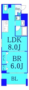 ツインズヤマキI【6階】の間取り