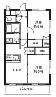 ラ・ソシエル【3階】の間取り