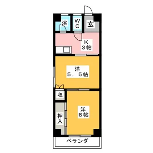 Chita155R【4階】の間取り