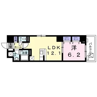e アレグリア【8階】の間取り
