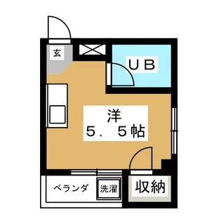 福西ビル【3階】の間取り