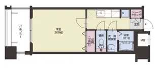 クラシオン草香江【9階】の間取り