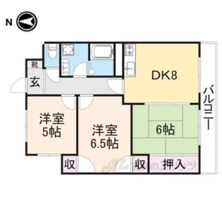 プレアール法隆寺【1階】の間取り