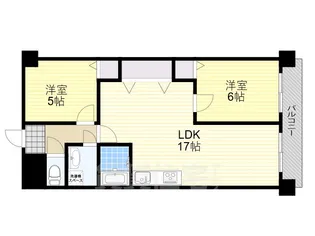 セントラルコート【5階】の間取り