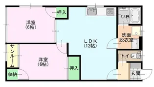 アピーズI【2階】の間取り