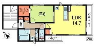 フォーサイド荻窪A棟【2階】の間取り