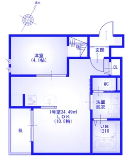 REGALEST 与野【2階】の間取り
