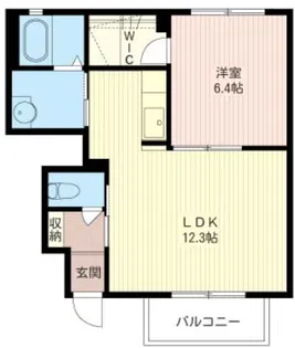 シャーメゾン・ラブ【1階】の間取り