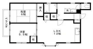 さくらハイツ【2階】の間取り