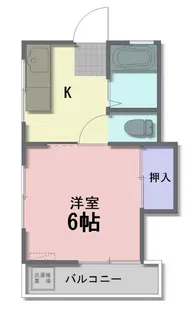 日越ハイツ【2階】の間取り