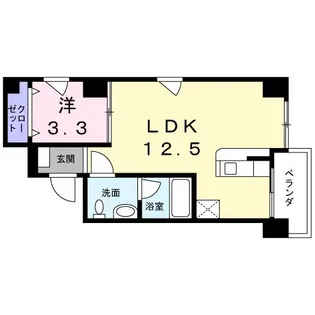 コリドールリブ【9階】の間取り