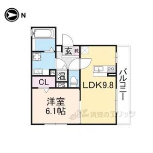 グランドソレイユ【3階】の間取り