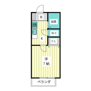 サンパティーク【1階】の間取り