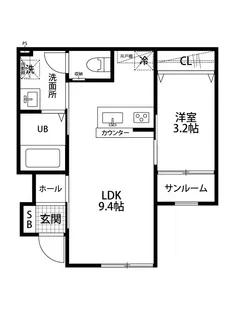 Libra白山1号棟【1階】の間取り