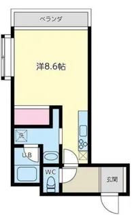 カルディナ―レ中洲【2階】の間取り