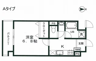 パサディナパーク【4階】の間取り