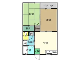 アーバンファーストD棟【2階】の間取り