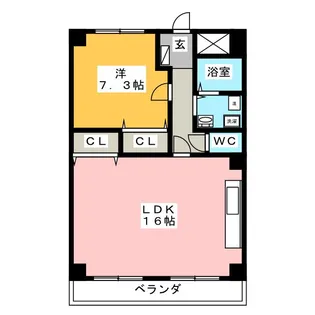 CASA本郷【4階】の間取り