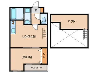 ユゥ・ミィ金山駅前E棟【1階】の間取り