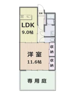 ブライトン5【1階】の間取り