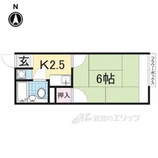 クレール神宮前【1階】の間取り