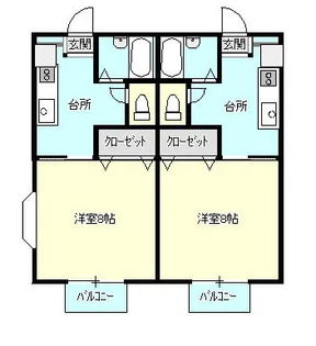 H&M HOUSE【1階】の間取り