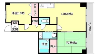 シティ南落合【4階】の間取り